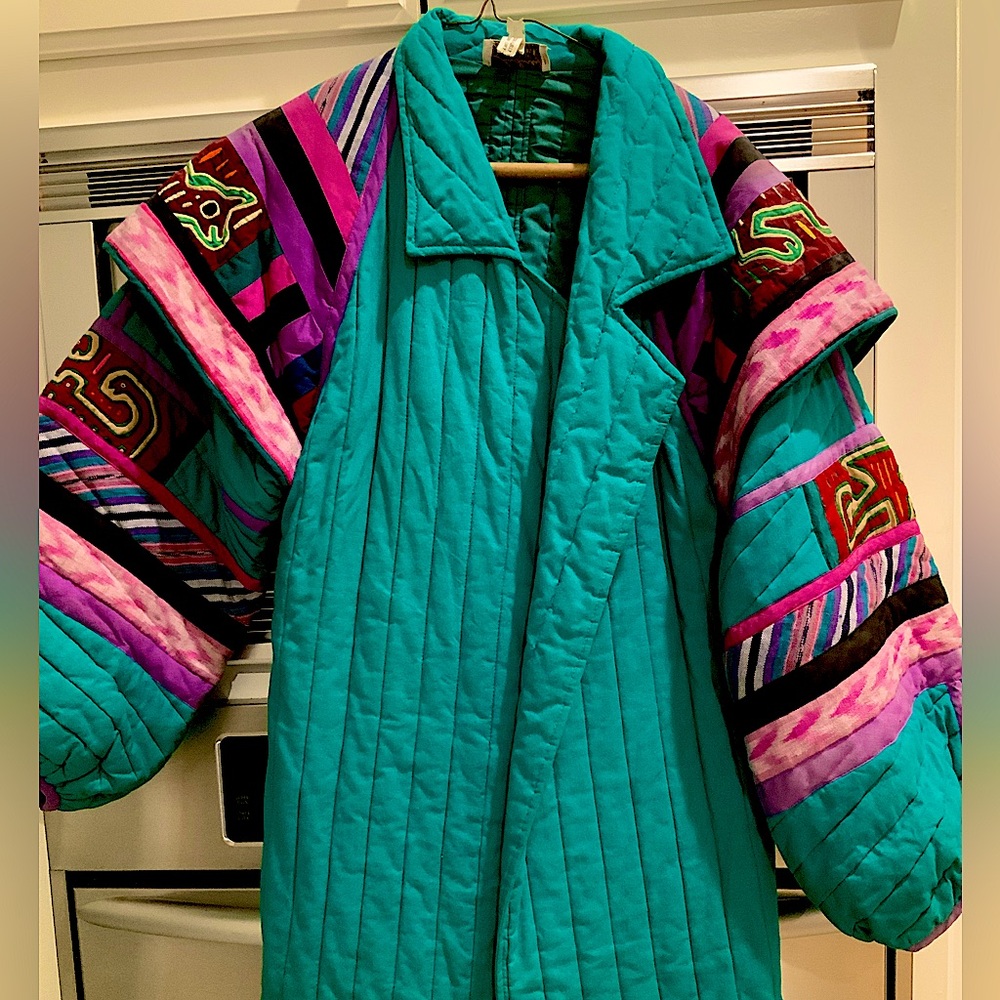 Boutique Embroidered Jacket S by Sidney Argaez in Kelly Green (note: not bluish)